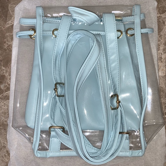 Last one! Baby blue transparent clear bag purse - Picture 6 of 6
